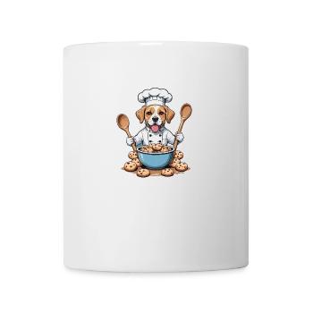 Dog Chef Dog Friends Gift Cookie Cookies - Mug - white - Front