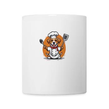 Dog Chef Dog Friends Gift Cooking BBQ - Mug - white - Front