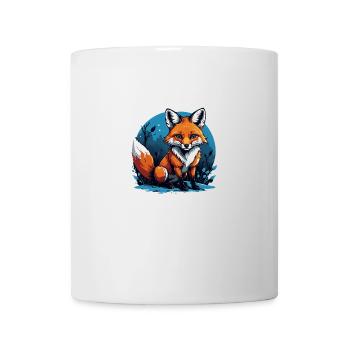 Fox Fox Flowers Cute Gift Animal Love for Women - Mug - white - Front