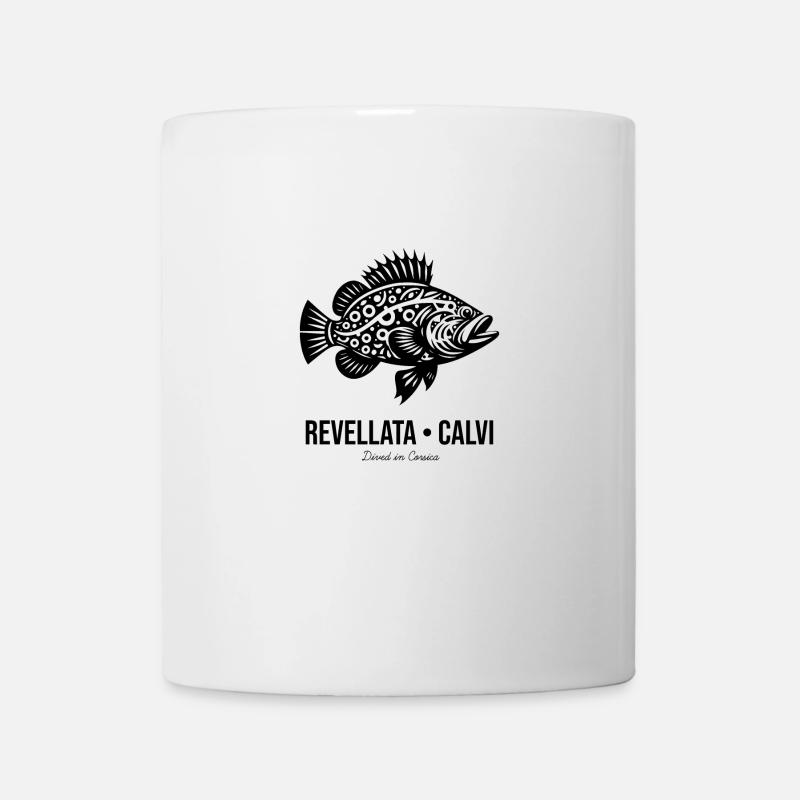 J'peux pas, j'ai plongée à Calvi, en Corse. - Mug blanc - blanc