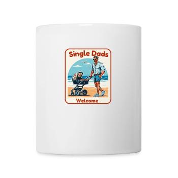 Single Dads Welcome - Mug - white - Front