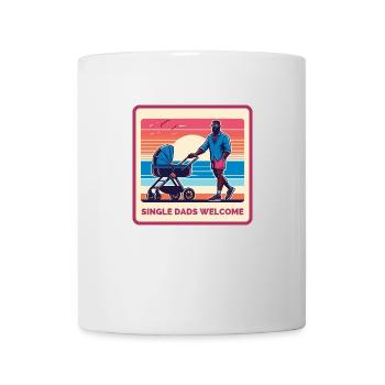Single Dads Welcome - Mug - white - Front