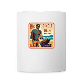 Single Dads Welcome - Mug - white - Front