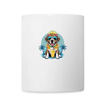 Vacances pour chiens Vacances pour chiens Île d’Hawaï Mer - Mug blanc - blanc - Devant