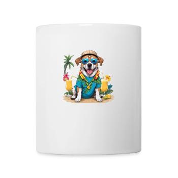 Vacances pour chiens Vacances pour chiens Île d’Hawaï Mer - Mug blanc - blanc - Devant