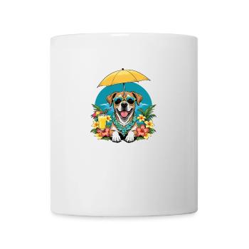 Vacances pour chiens Vacances pour chiens Île d’Hawaï Mer - Mug blanc - blanc - Devant