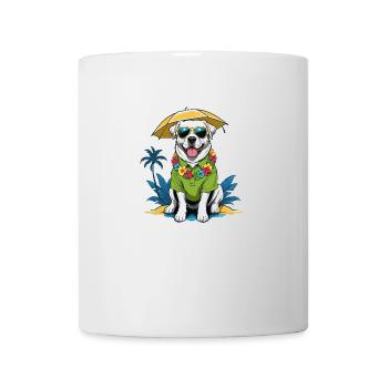Vacances pour chiens Vacances pour chiens Île d’Hawaï Mer - Mug blanc - blanc - Devant