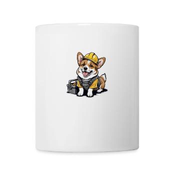 Dog Construction Worker Dog Dog Love Gift - Mug - white - Front
