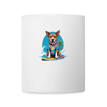 Vacances pour chiens Vacances pour chiens Île d’Hawaï Mer - Mug blanc - blanc - Devant