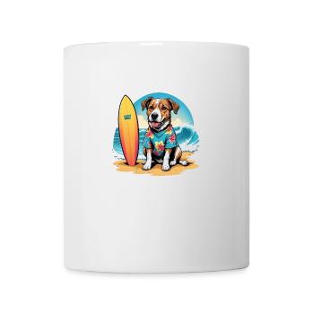 Vacances pour chiens Vacances pour chiens Île d’Hawaï Mer - Mug blanc - blanc - Devant