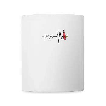 criket Heartbeat criket Geschenk criket - Tasse - Weiß - Vorne