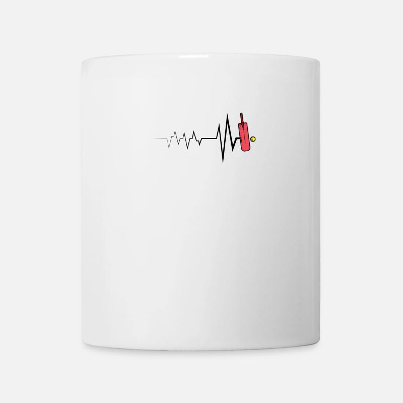 criket Heartbeat criket Geschenk criket - Tasse - Weiß