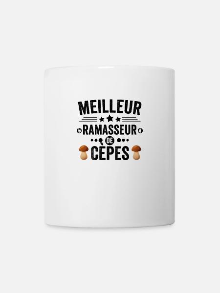 Meilleur Ramasseur De Cèpes Champignons Cèpe - Mug blanc - blanc