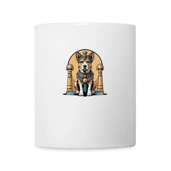 Dog Pharao Hund Ägypten Pyramide Geschenk - Tasse - Weiß - Vorne