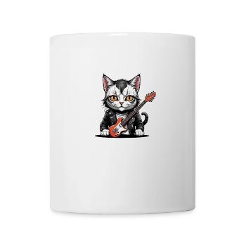 Cat Rocker Cat HardRock Gift - Mug blanc - blanc - Devant