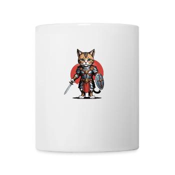 Cat Römischer Krieger Katze Geschenk - Tasse - Weiß - Vorne