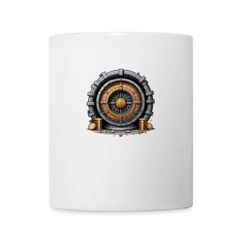Bitcoin Crypto Crypto à la lune Cadeau - Mug blanc - blanc - Devant