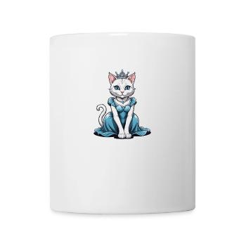 Cat Princess Queen Cat Elegant Gift - Mug - white - Front