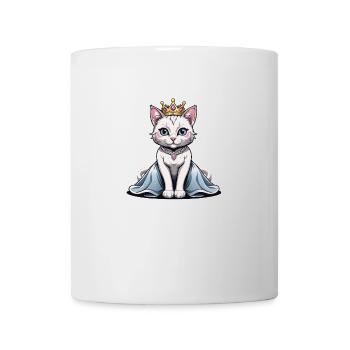 Cat Princess Queen Cat Elegant Gift - Mug - white - Front