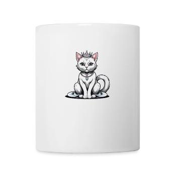 Cat Princess Queen Cat Elegant Gift - Mug - white - Front