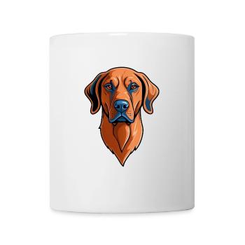 Cartoon Comic Cool Mascot Dog - Mug - white - Front