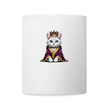 Cat Princess Queen Cat Elegant Gift - Mug - white - Front