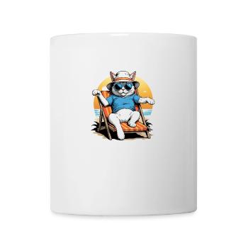 Vacances pour chats Vacances pour chats Vacances pour chats Île d’Hawaï - Mug blanc - blanc - Devant