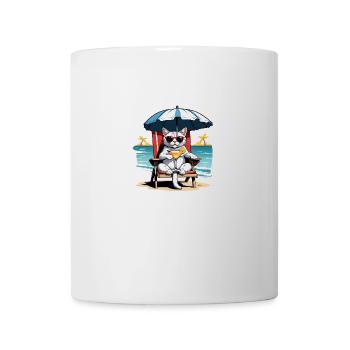 Vacances pour chats Vacances pour chats Vacances pour chats Île d’Hawaï - Mug blanc - blanc - Devant