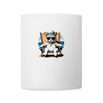 Vacances pour chats Vacances pour chats Vacances pour chats Île d’Hawaï - Mug blanc - blanc - Devant
