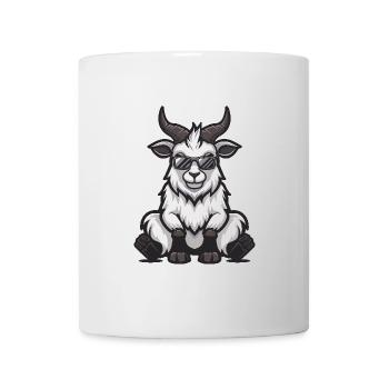 Mountain Goat Cool Comic - Mug - white - Front