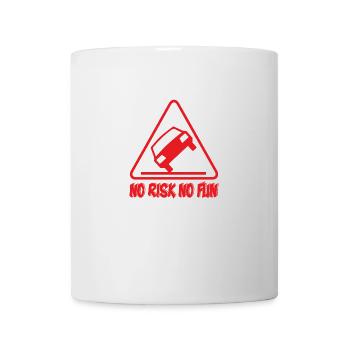 Pas de risque pas de plaisir drôle cadeau tuning voiture - Mug blanc - blanc - Devant