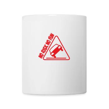 Pas de risque pas de plaisir drôle cadeau tuning voiture - Mug blanc - blanc - Devant