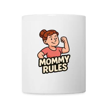 Règles de maman - Mug blanc - blanc - Devant