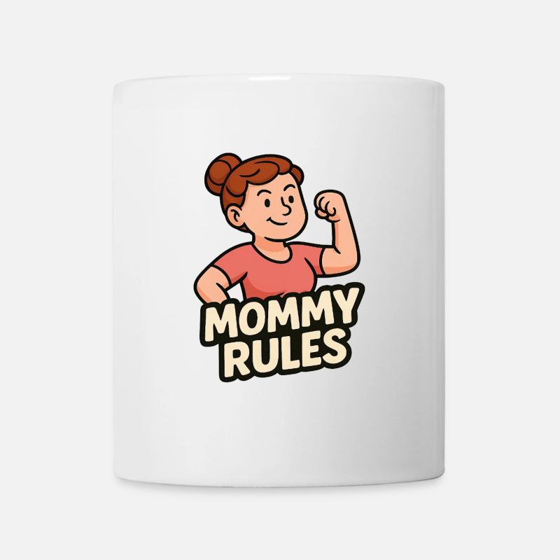Règles de maman - Mug blanc - blanc