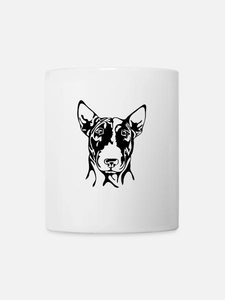 BULL TERRIER Bull Terrier Canine Dog Wilsigns - Mug - white