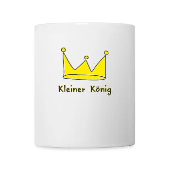 Kleiner König Krone Baby Kinder Geburt Geschenk - Tasse - Weiß - Vorne