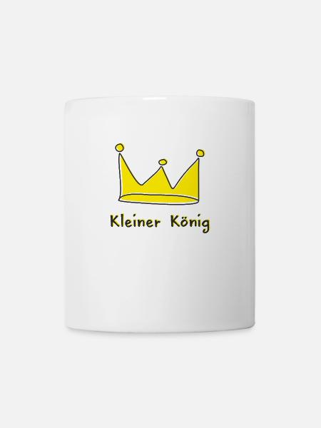 Kleiner König Krone Baby Kinder Geburt Geschenk - Tasse - Weiß