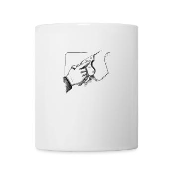 Main à scie - Mug blanc - blanc - Devant