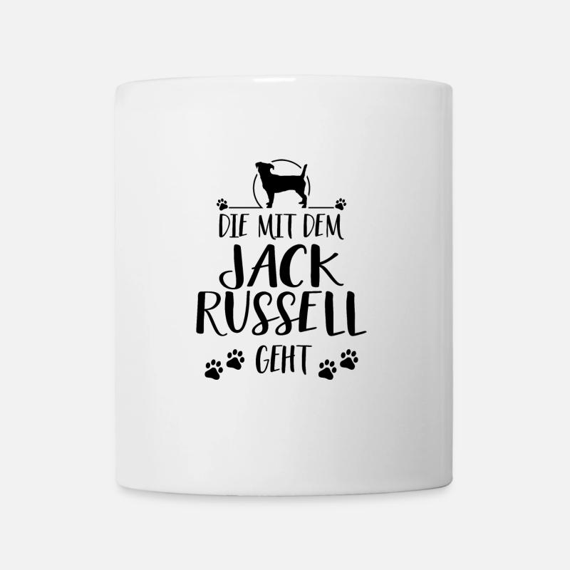 LE JACK RUSSELL ALLAIT le chien de Wilson - Mug blanc - blanc