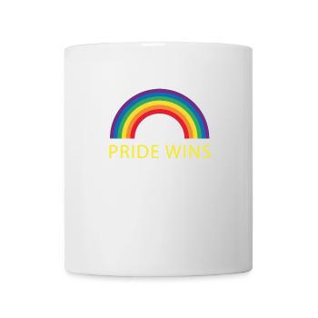 Love LGBT Pride Rainbow Colours Gift Love - Mug blanc - blanc - Devant