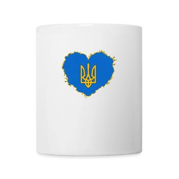 UKRAINE "ukraine-love" slava ukraini kiew - Tasse - Weiß - Vorne