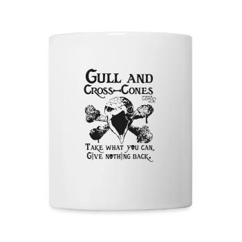 Gull and Cross Cones - Beware the seagulls! - Mug - white - Front