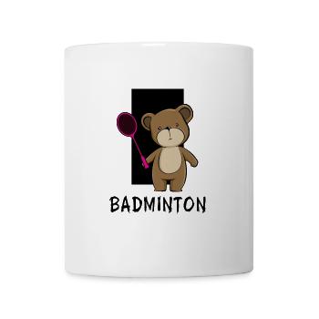 Badminton Badminton Crossminton Badminton Bear - Mug - white - Front