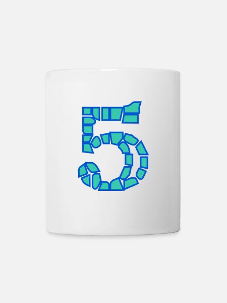 ANNIVERSAIRE. HAPPY BIRTHDAY. JOYEUX ANNIVERSAIRE. - Mug blanc - blanc