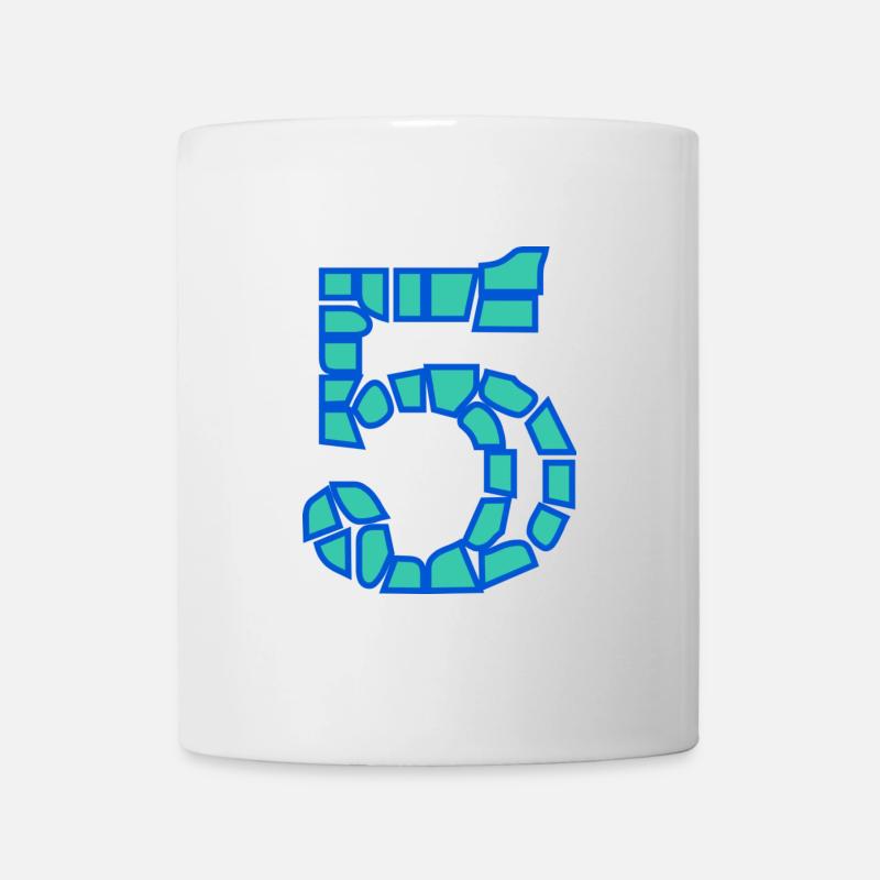 ANNIVERSAIRE. HAPPY BIRTHDAY. JOYEUX ANNIVERSAIRE. - Mug blanc - blanc