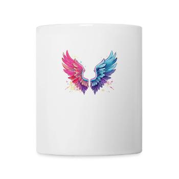 angelwings,engelsflügel,graffiti,malerei,bunt - Tasse - Weiß - Vorne