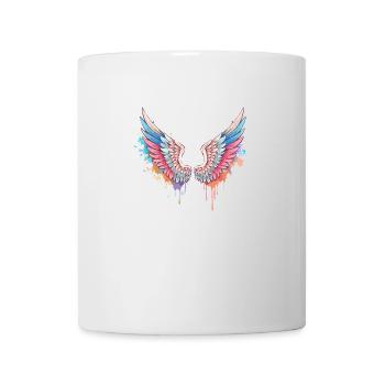 angelwings,engelsflügel,graffiti,malerei,bunt - Tasse - Weiß - Vorne