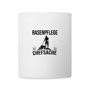 Gartenarbeit Landschaftsgärtner Geschenkidee - Tasse - Weiß - Vorne