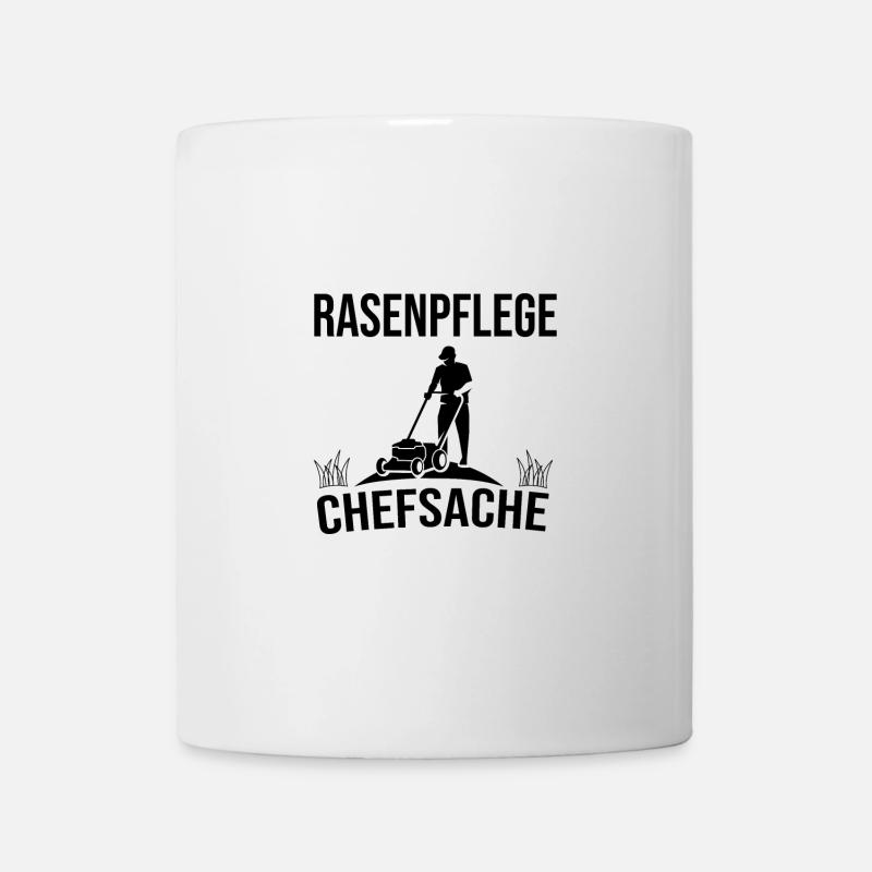 Gartenarbeit Landschaftsgärtner Geschenkidee - Tasse - Weiß