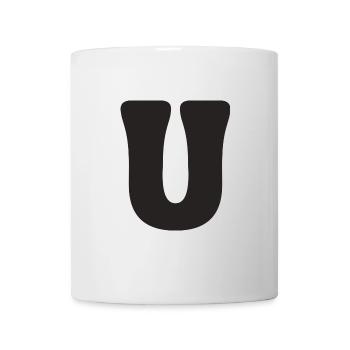 U - Mug - white - Front